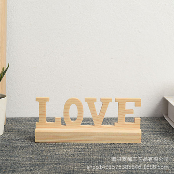 Wooden creative resin decor