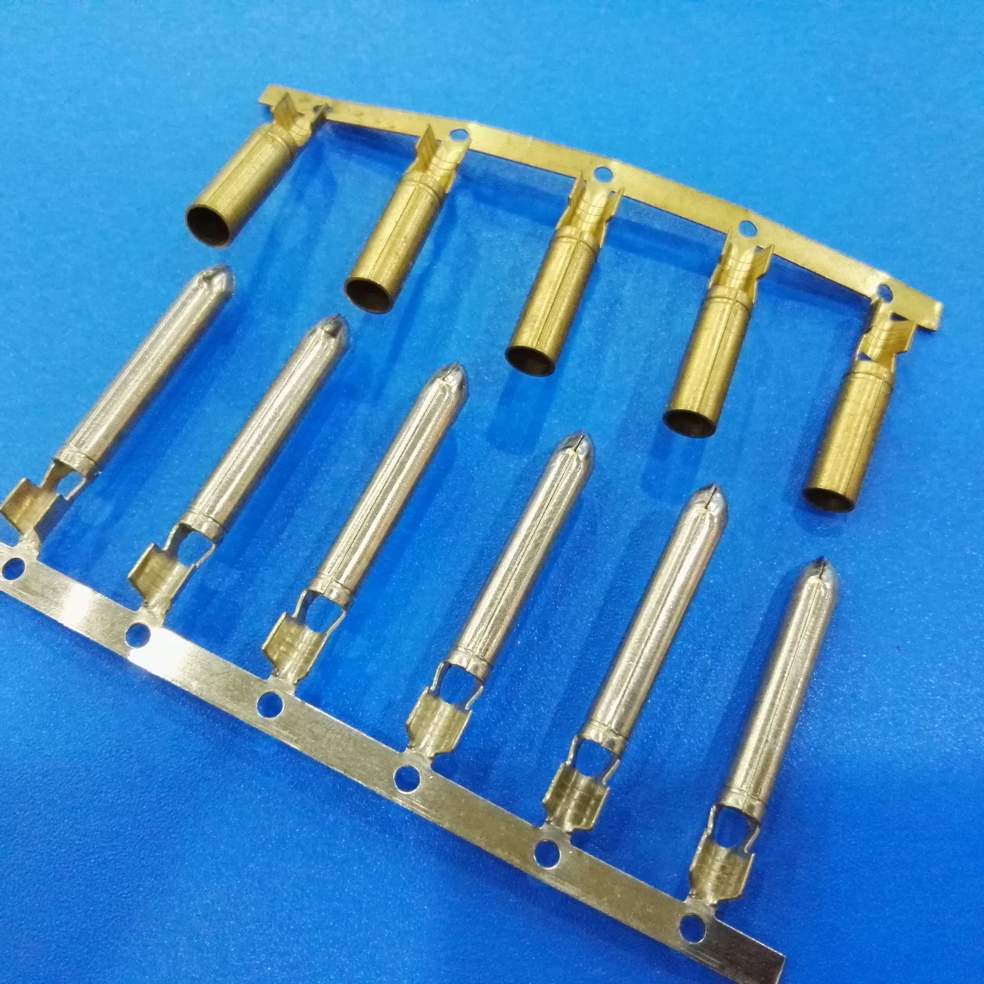 4.0铜管 4.0公端子 内径4.0黄铜公母对接接线端子