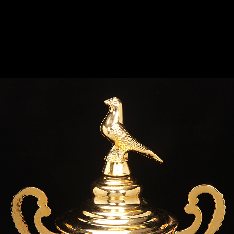 Trofeo transfronterizo de metal con forma de paloma, premio de competición, premio empresarial con forma de paloma, premio conmemorativo.