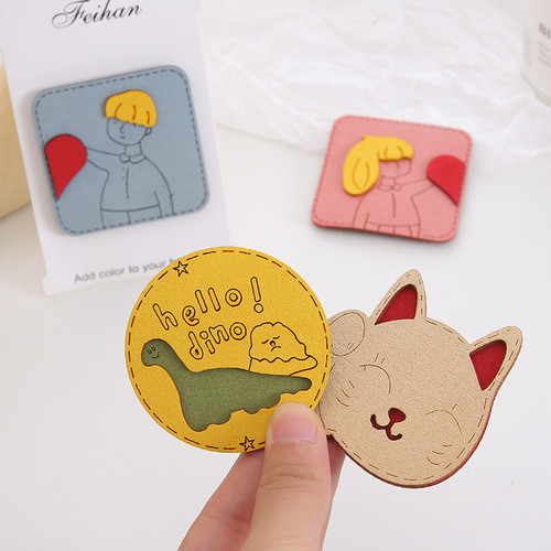 Bangs stickers, magic girls, cute posts, cartoon broken hair stickers, Velcro stickers for female hair, hair sticks, internet celebrity hair clips, headgear