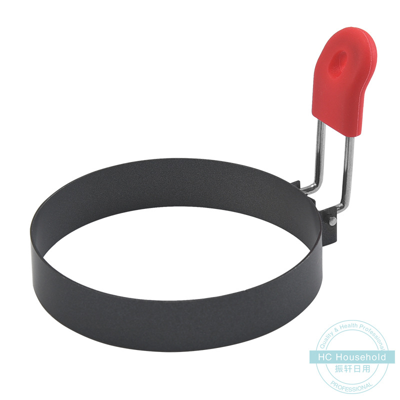 Fábrica al por mayor anillo de tortilla de silicona cocina de acero inoxidable molde de tortilla traje hogar cepillo de aceite de silicona