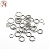 Closed -mouth stainless steel can open the flat -mouth ring dense mouth ring single jump bracelet necklace handmade DIY jewelry accessories