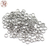 Closed -mouth stainless steel can open the flat -mouth ring dense mouth ring single jump bracelet necklace handmade DIY jewelry accessories