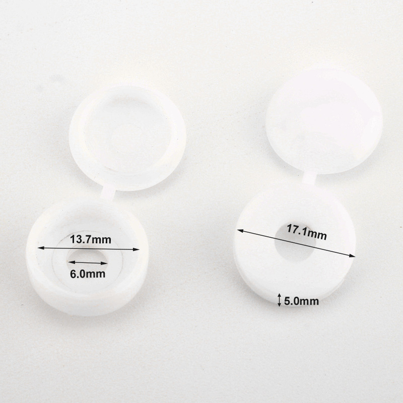 Venta al por mayor tapa de clavo de espejo tapa de rosca cubierta decorativa Cruz tornillo feo cubierta tres en uno muebles armario tapa de plástico