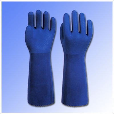 浸塑手套 東亞806藍色工業勞保防護手套