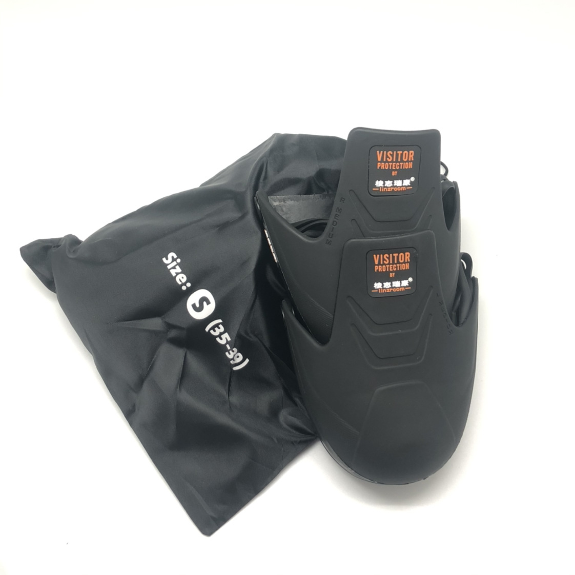 厂家直销参观用防砸鞋套 劳保鞋工作鞋钢包头TPU访客防护鞋套