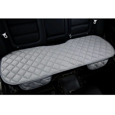 set manufacturers wholesale generation, Seat cushion, seat cover - diamond-plush-elegant-gray-with-pocket-back-row