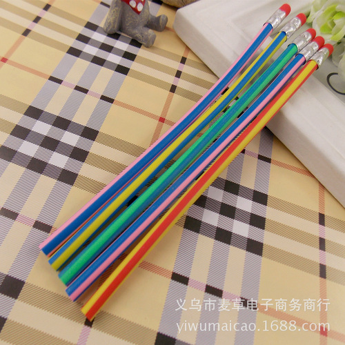 Non-folding soft pencil 18CM non-stop writing pencil bendable novel product creative magic Maicao Early Education