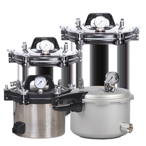 Licheng Technology Sterilizer Pot, Compact Sterilizer, Steam High-Temperature Sterilizer, Disinfection Pot, Laboratory-Grade Stainless Steel Sterilizer