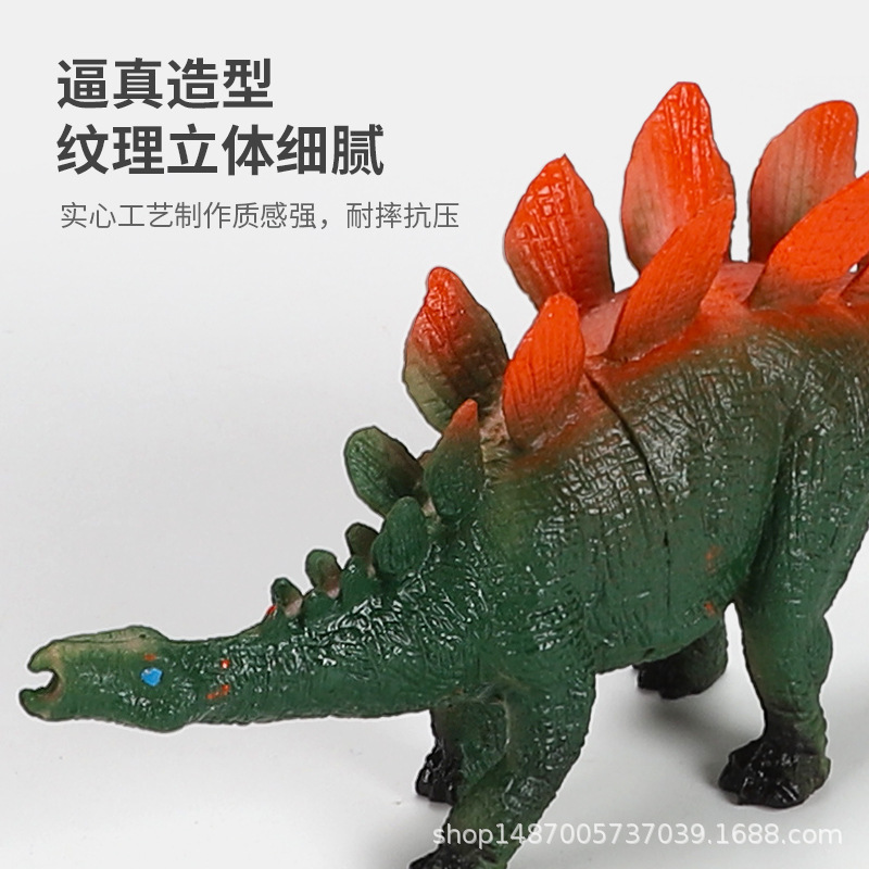 Puesto de juguete directo de fábrica de dinosaurio modelo de juguete de plástico simulación dinosaurio animal juguete niño juguete al por mayor