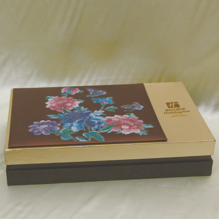 厂家批发6粒装月饼包装盒配刀叉纸盒 制作专版中秋节天地盖礼盒