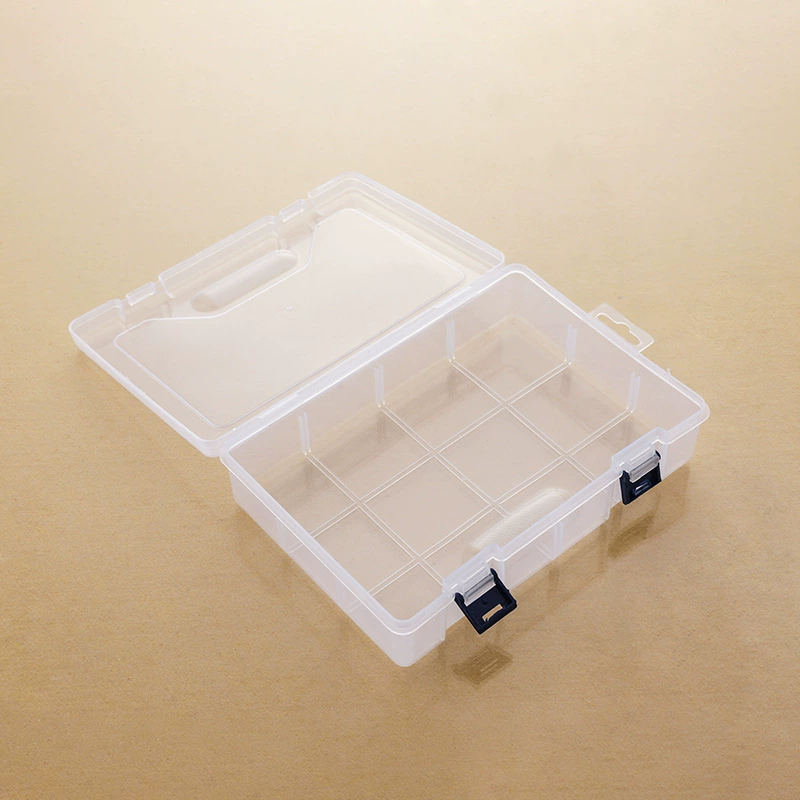 Detachable 8-Cell Storage Box with Interlocking Latches, 23x16x6 cm, 0.191 kg