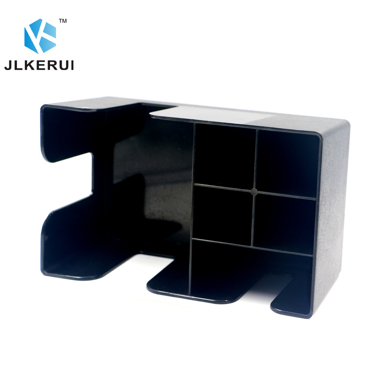 Multifuncional caja de tejido Barra de paja caja de almacenamiento de tejido de escritorio varilla de agitación rack de almacenamiento LOGO