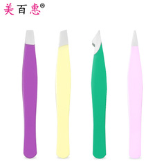 Mini 5cm Stainless Steel Eyebrow Tweezers – Colorful Eyebrow Trimming Tweezers for Removing Hair, Ideal for Double Eyelids and False Lashes—Direct Supply from Manufacturer