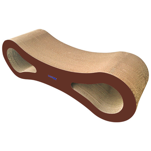 DEKU multi-size cat scratching board 8-shaped corrugated paper cat scratching board claw grinding toy cat pet supplies