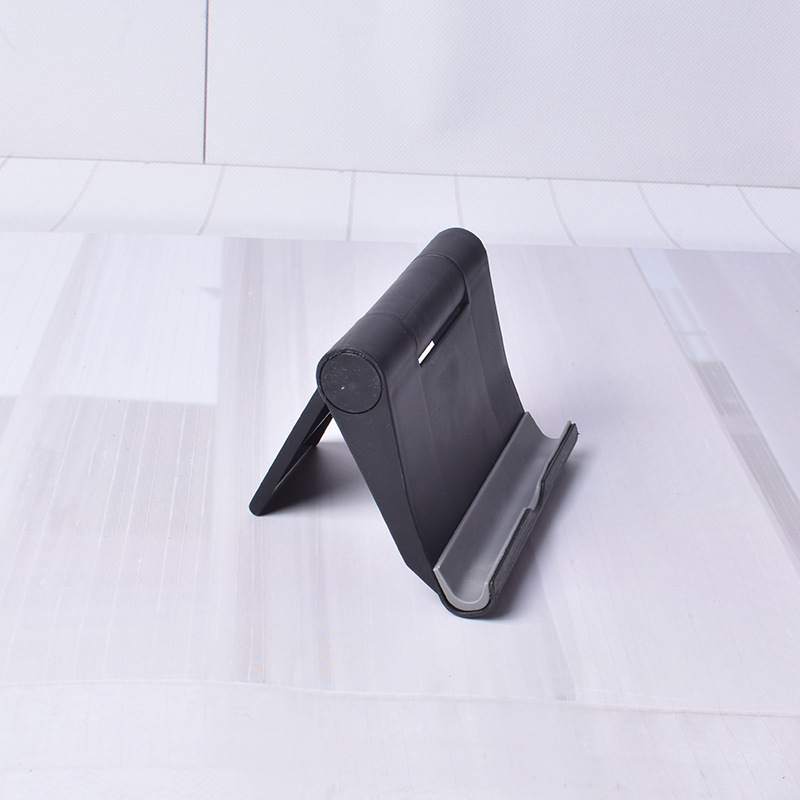 Soporte de teléfono móvil de plástico en stock tableta de teléfono móvil soporte plegable universal soporte de teléfono móvil de escritorio de publicidad impreso LOGO