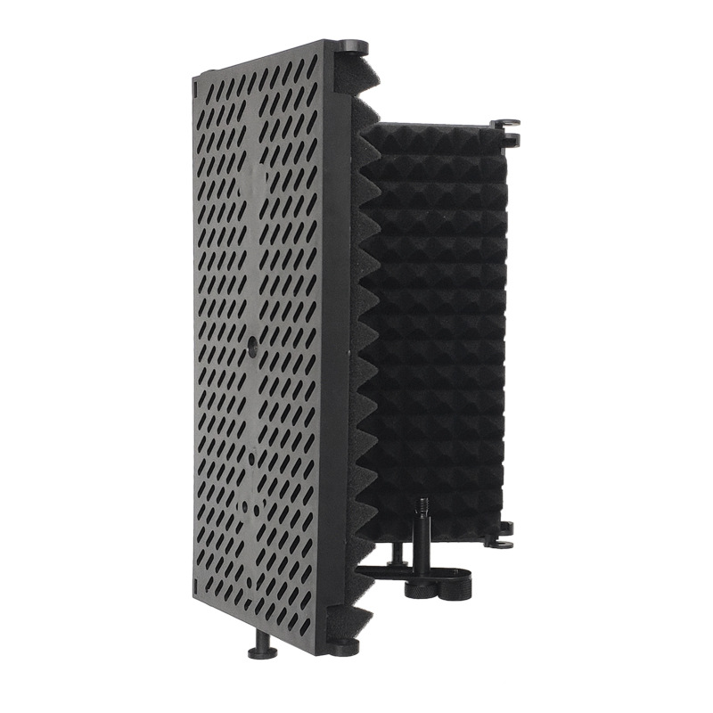 Dihua micrófono de 3 puertas cubierta de aislamiento de sonido simple sala de estudio mezcla reducción de ruido a prueba de sonido de grabación de audio