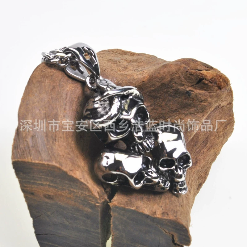 Pendant stainless steel for men and women, accessory, (Physicals), punk style
