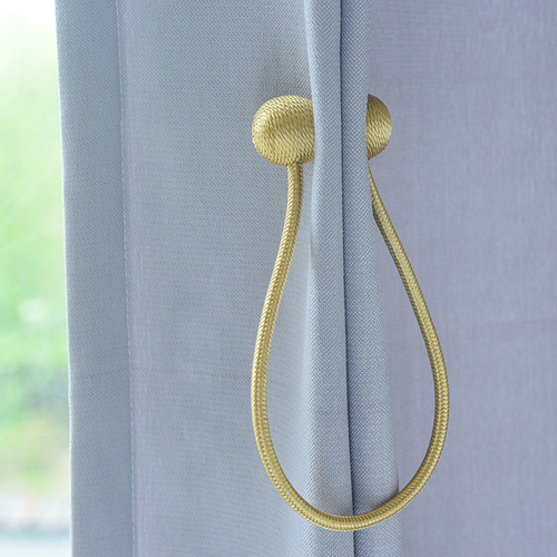 Factory direct curtain magnet buckle, modern simple curtain magnetic buckle strap, no punching installation curtain buckle wholesale
