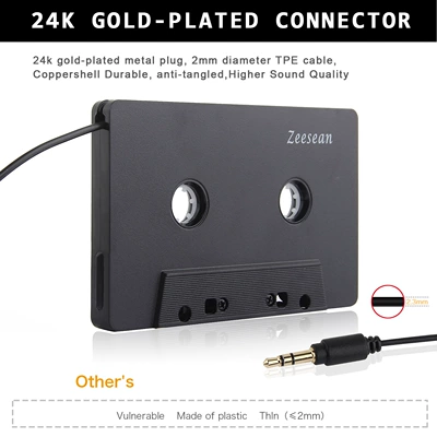 tape converter Cassette – Car mp3
