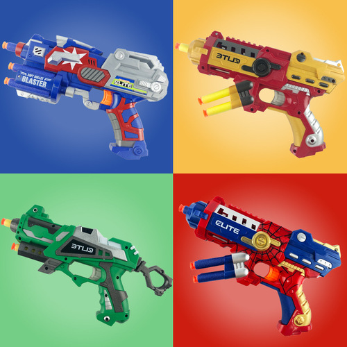 Soft bullet gun boy children's toy manual launch suction cup eva soft bullet pistol cross-border Amazon hot sale
