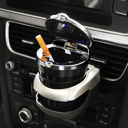 Car supplies ashtray 4S with light creative car ashtray interior supplies car original LED light ashtray