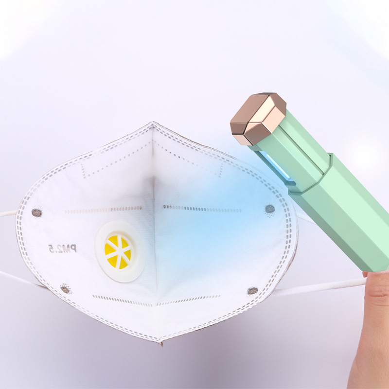 Lámpara germicida UV plegable portátil con forma de lápiz labial, desinfectante de ozono manual para hogar, con USB image 3