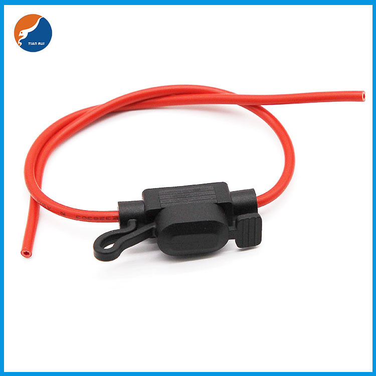 汽车小号防水保险座 小型防水线束插片保险丝座 带线保险丝盒批发