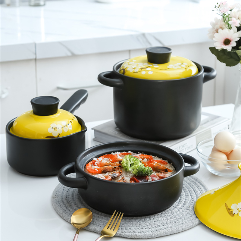 A generation of invention fire gas gas handpainted ceramic pot Korean