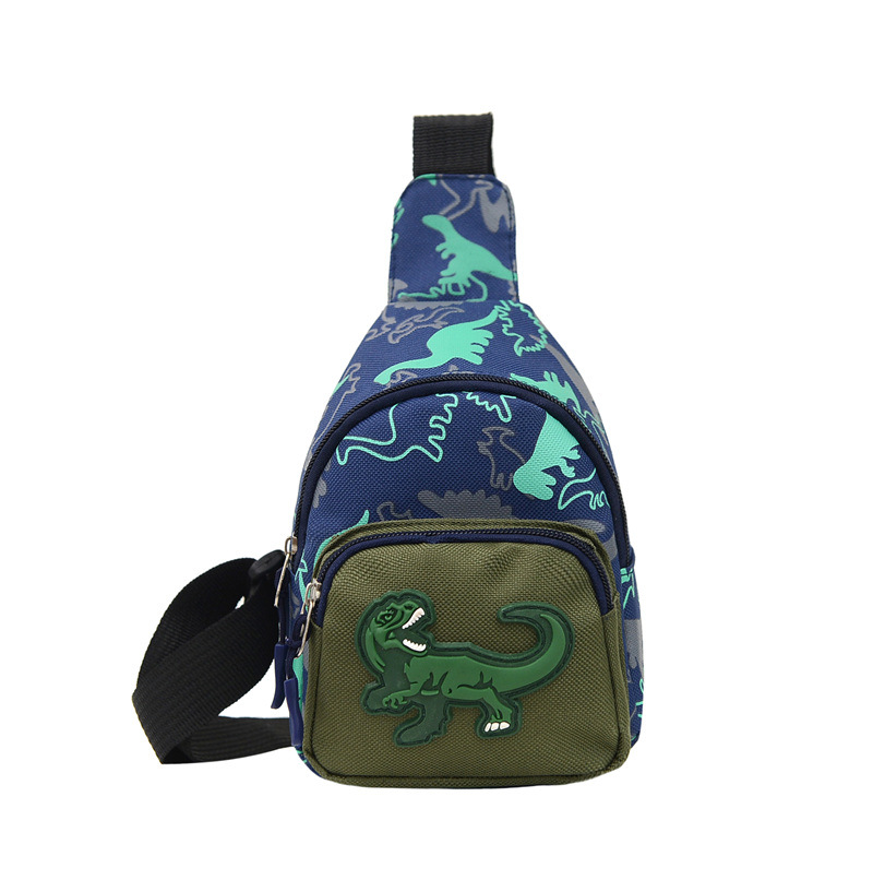 Bolso de los niños del estilo coreano 2023 otoño nuevo bolso de hombro lindo dinosaurio mini bolso de pecho moda niños y niñas bolsa de mensajero