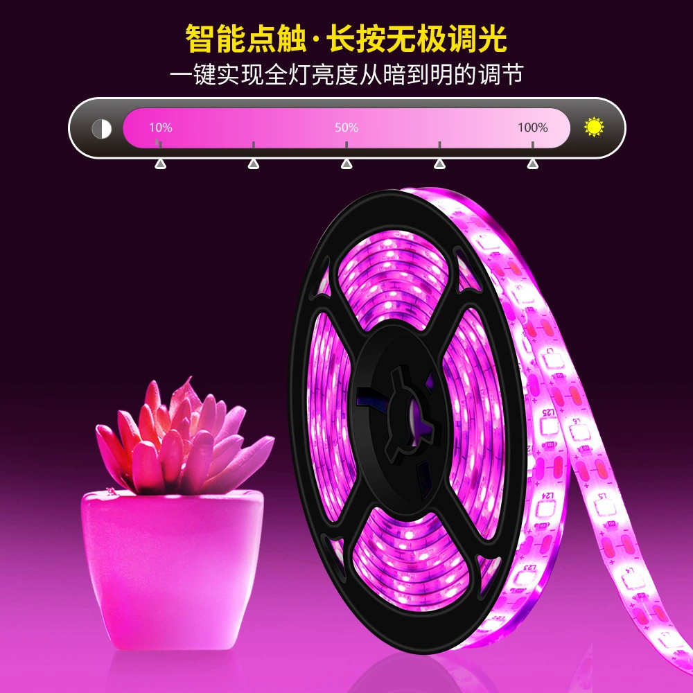 LED-лампа для растений, световая лента с сенсорным управлением, комфортный световой спектр