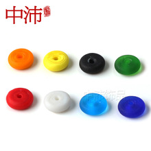 厂家直销 藏式古法磨砂七彩老琉璃珠散珠 佛珠手链隔片串珠DIY