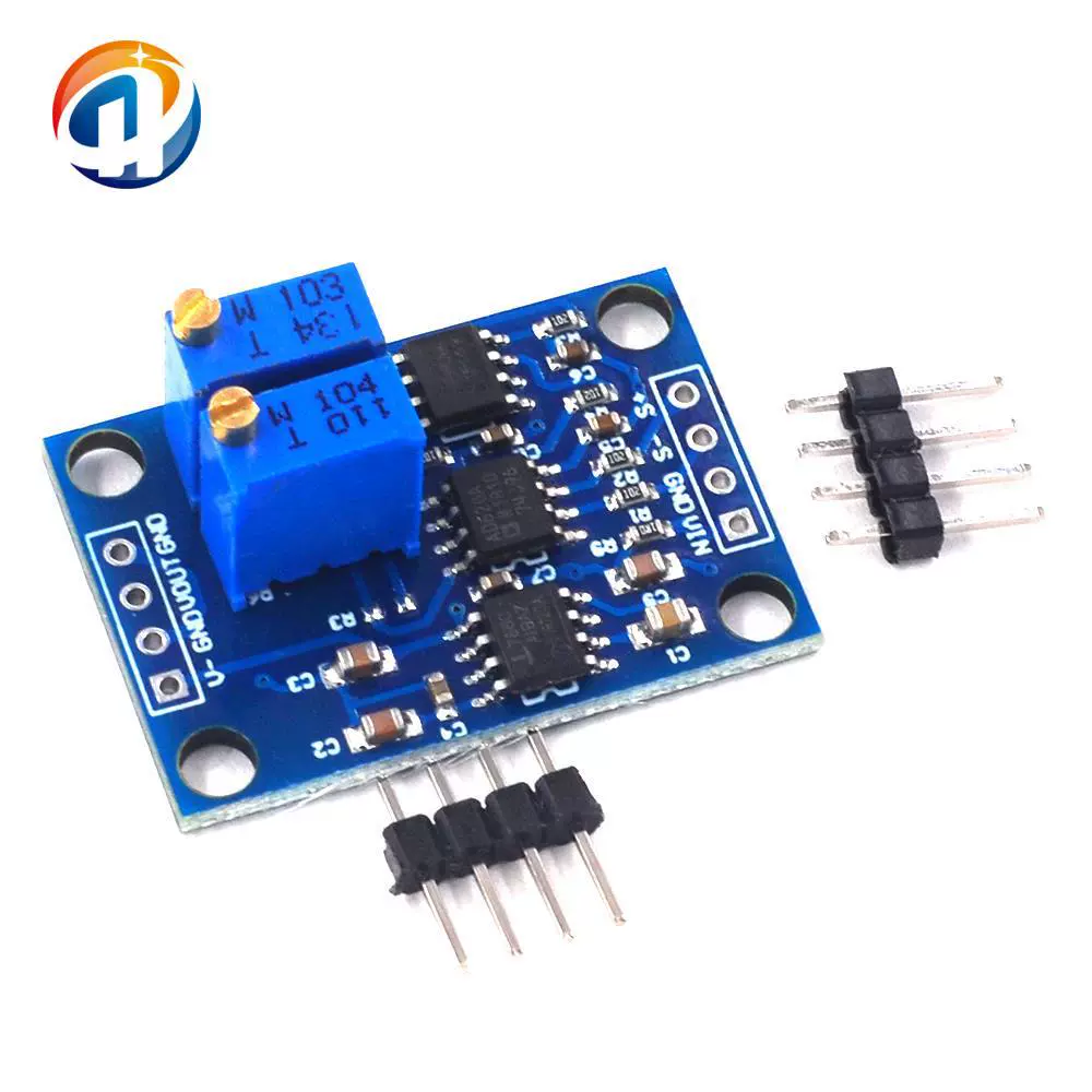 High -precision micro -volt voltage voltage amplifier small signal instrument AD620 transmitter