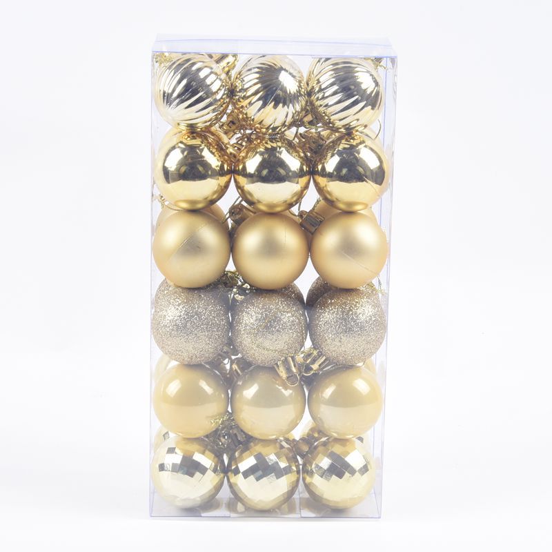 アマゾンは国境を越えて起爆した4 cm36個のクリスマスボールクリスマス装飾クリスマスツリー装飾ペンダント