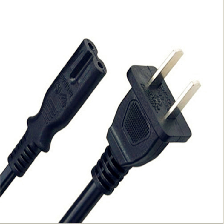 新款多规格家用电源线插头8字尾两芯冰箱电器电饭煲电线延长线现