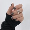 South Korean goods heart shaped, trend brand fashionable ring, on index finger