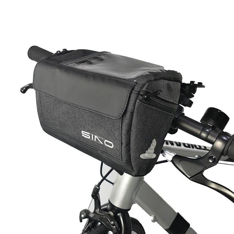 Sino Outdoor Sports Bicycle Handlebar Bag Waterproof Touch Screen Bicycle Phone Bag Factory Direct Sale