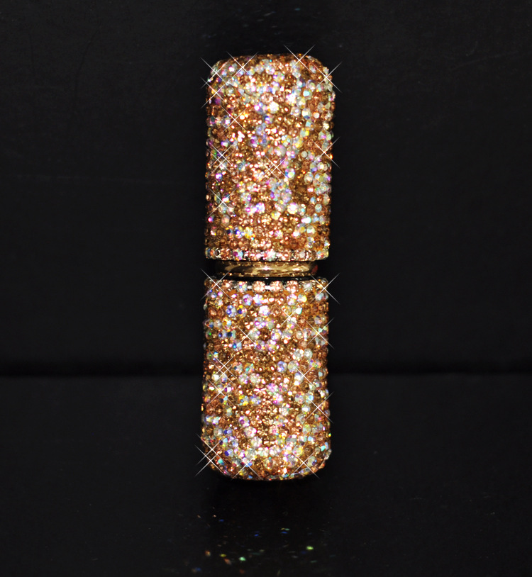 Creativo diamante incrustado perfume sub-botella pequeña botella vacía maquillaje botella de agua viaje portátil botella de spray alcohol botella de vidrio
