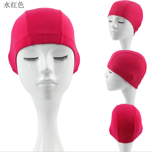 Wholesale Fashion Swim Caps for Men, Women, and Children - Solid Color, Comfortable, Breathable, High Elasticity, Multiple Color Options