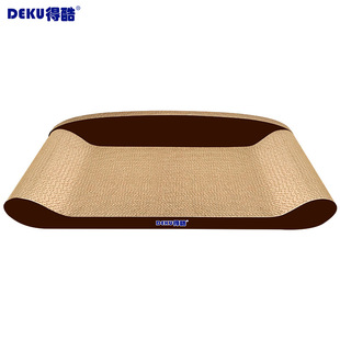 Deku corrugated paper sofa cat scratch board grinding claw board cat toy daily necessities cat sofa scratch board cat toy