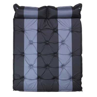 Vehicle-mounted inflatable bed, Car Air Mattress Suv - point-black-gray-black-3cm-straight-edge