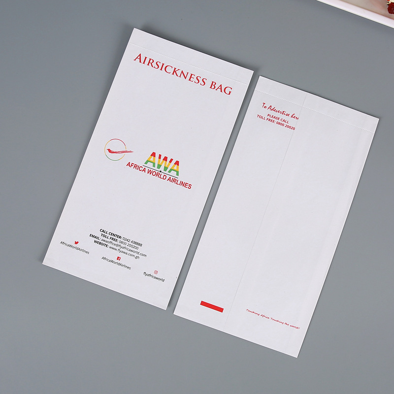 Aircraft Cleaning Bag Waterproof Vomit-Coated Paper Bag Disposable High-Speed Rail Garbage Sanitary Sealed Packaging Bag Aircraft Cleaning Bag Waterproof Vomit-Coated Paper Bag Disposable High-Speed Rail Garbage Sanitary Sealed Packaging Bag
