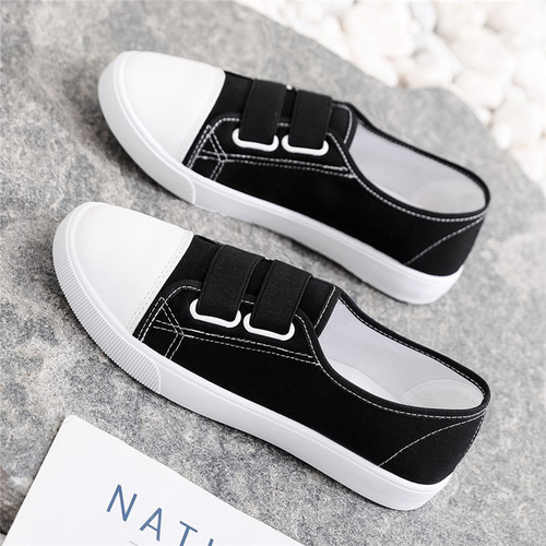 Canvas shoes women's shoes new versatile Korean version ulzzang 2024 summer and autumn student whiteboard shoes trendy shoes
