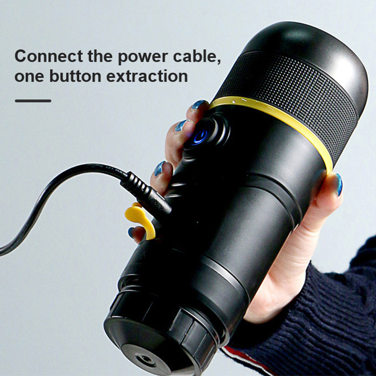 Venta directa de fábrica italiano coche cápsula cafetera eléctrica portátil al aire libre viaje hogar máquina espresso