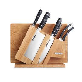 德世朗黑森刀具套装厨房不锈钢礼品套刀八件套家用菜刀HS-TZ009-8
