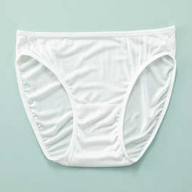 批发日系舒服针织真丝内裤女无痕透气薄款桑蚕丝三角裤女士夏舒适