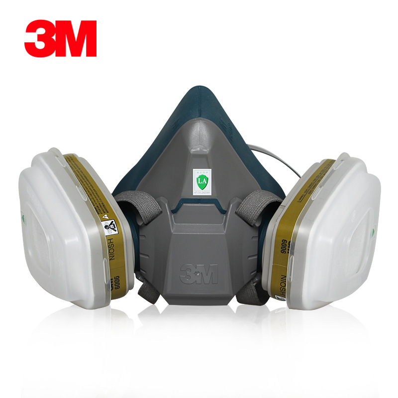 3M6502 con 6006 Anti-Virus máscara nasal químico múltiple máscara protectora de gas pintura en aerosol máscara de laboratorio