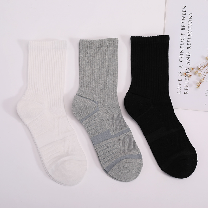 Calcetines Deportivos de Media Caña para Hombre de Algodón Peinado, Antideslizante, Absorbente de Sudor, para Correr image 6