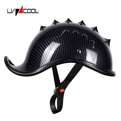 Motosiklet kaskı (dəbilqə), Motorcycle Helmet Half Helmet for - 2-sao-carbon-fiber-pattern-m