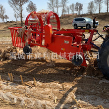 厂家供应悬挂式缠膜回收机 拖拉机缠膜回收机 土豆地瓜地膜回收机